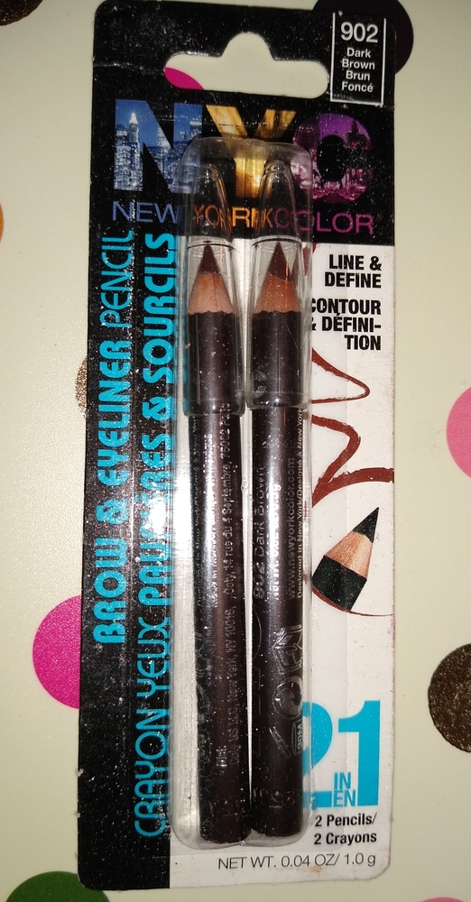 1/$10 or 2/$15 all makeup NYC EYELINER & BROW PENCILS 2PACK - Picture 2 of 2